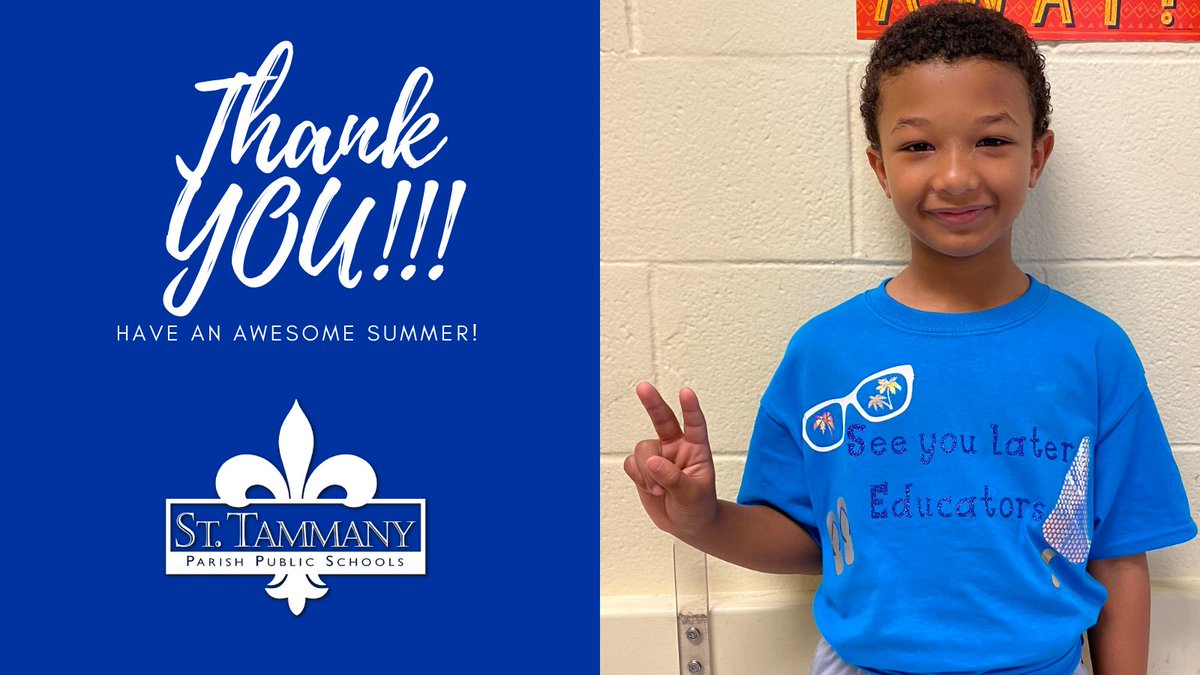 stppschools's tweet photo. To STPPS parents, caregivers, students, employees and community: congrats and thank you! ❤️👍

Thank you for your patience, hard work and support this school year. We made it through together!

#WeAreSTPPS https://t.co/Aqt4iimvAQ