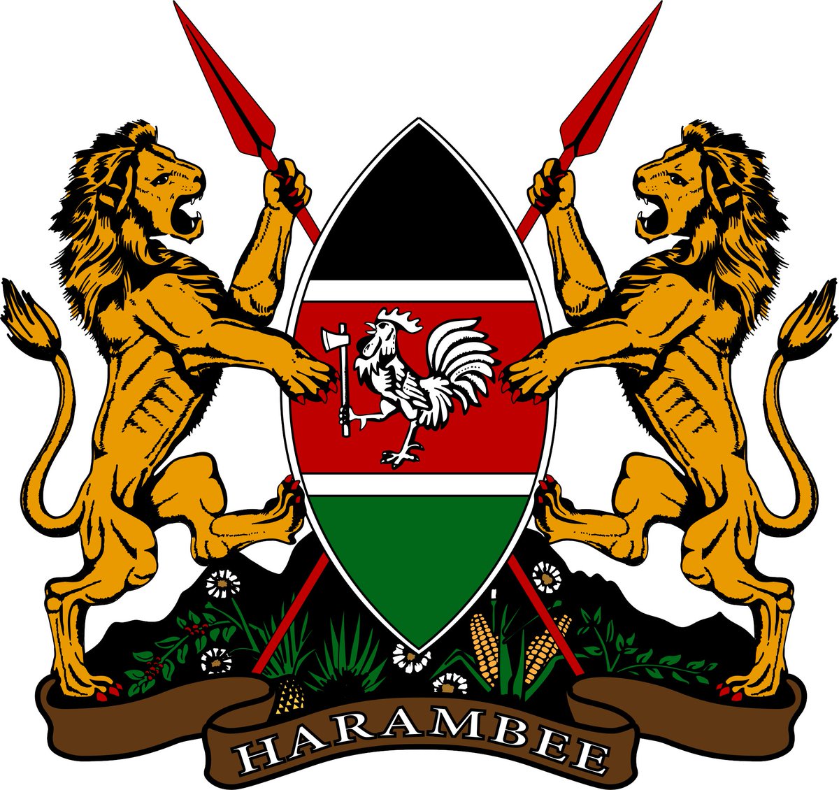 tweetsauce's tweet photo. The word "harambe" is, in fact, all about coming together. In Swahili it means "all pull together" and refers to the East African tradition of labour done not as a job for payment, but for the good of the community. 

The word can be found on the coat of arms of Kenya. https://t.co/YqwXUIElPh