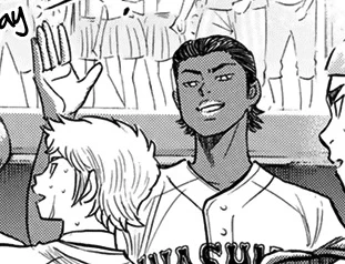 his hand :'))) 