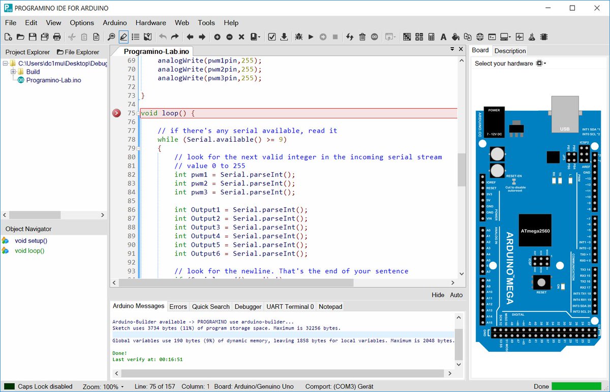 PROGRAMINO's tweet image. THE NEW GENERATION VERSION 2 IS ONLINE!
The new Version 2 contains over 1000 Adds, Changes and Fixes!
Download:
programino.com
Just try it out!
#Programino #Arduino #makers #maker #esp32 #espressif #NodeMCU #Electronic #Robotics