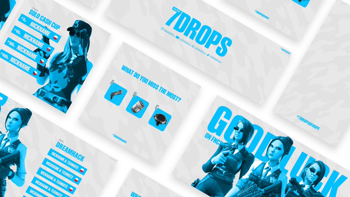 7DropsEsports's tweet photo. New times are coming!

We decided to make more clean graphics! Do you like it?

#7dropsofhope https://t.co/kYY9rERvSr