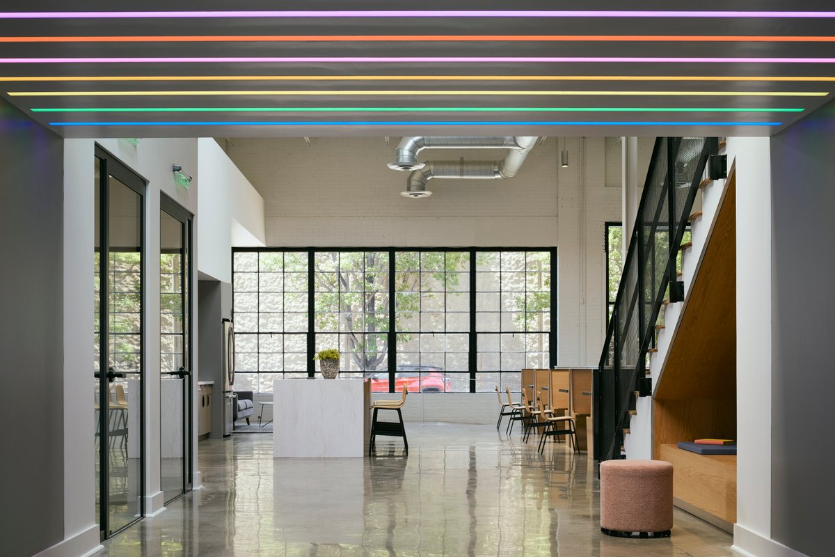 RivesBirmingham's tweet photo. Check out our #commercialconstruction work on @telecreative’s new downtown office building! The finished product is the perfect space for their cutting-edge and collaborative team. https://t.co/3ahVxw98BT