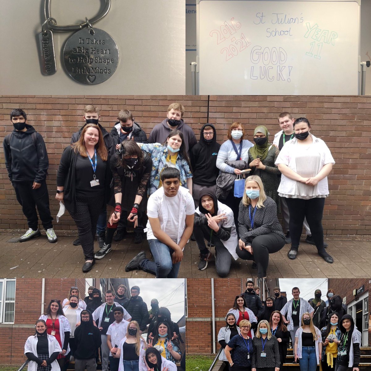 MrsPobjoy_StJ's tweet photo. Wow- what a term it’s been! But what a great day to finish on &amp; celebrate with this lovely bunch of Year 11’s! I can’t believe it’s the end of school for you all- so proud of each &amp; every one of you! ⭐️ see you at ROA! @StJuliansSchool @JoEasterThomas2 https://t.co/paX8Xs3Og0