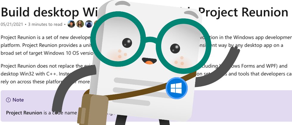 WindowsDocs's tweet photo. Well, the timing's a bit off, but WTH, let's celebrate #WinUIWednesday on a Friday with the latest #WinUI 3 - #ProjectReunion release! Yes, 0.8 Preview just dropped with bug fixes, experimental features, &amp; other cool stuff.

Check out the deets at https://t.co/I6yogU9fmb https://t.co/M0X0eCfW32