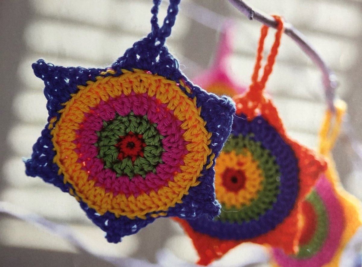 DDCrochetDesign's tweet photo. Excited to share this item from my #etsy shop: Crochet Star Decorations PDF Pattern #homeimprovement #crochet #crochetpattern #crochetpdf #crochetbunting #crochetdecoration #crochetstar #stars #hangings https://t.co/tJvqoKaDn0 https://t.co/GReOTsZ42R
