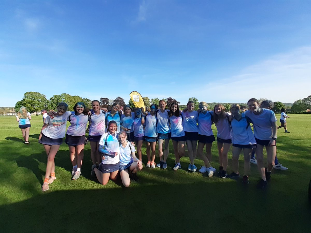 WD warriors totally smashing it at the Colour Run in aid of MNDA #charity #funinthesun #MNDA