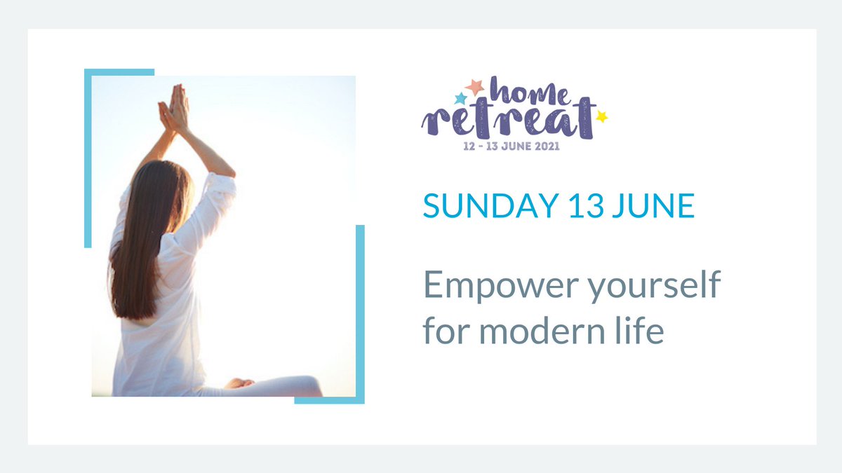 Empower Yourself for Modern Life - mailchi.mp/mindfullivings… Today we are examining what we have to look forward to on Sunday 13 June, when we will be joined by expert teachers from <a href="/BeSophro/">BeSophro</a>, plus enjoy some free practices.

#homeretreat #mindfulness #sophrology #meditation
