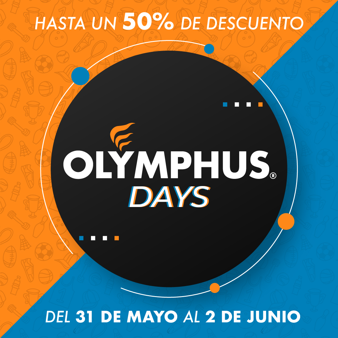 Olymphus_Chile's tweet image. Aprovecha los mejores descuentos en implementos deportivos y sigue entrenando 🤩

Se vienen los Olymphus Days ¡No te lo pierdas! 🥳

👉🏽Del 31 de mayo al 2 de junio en olymphus.cl