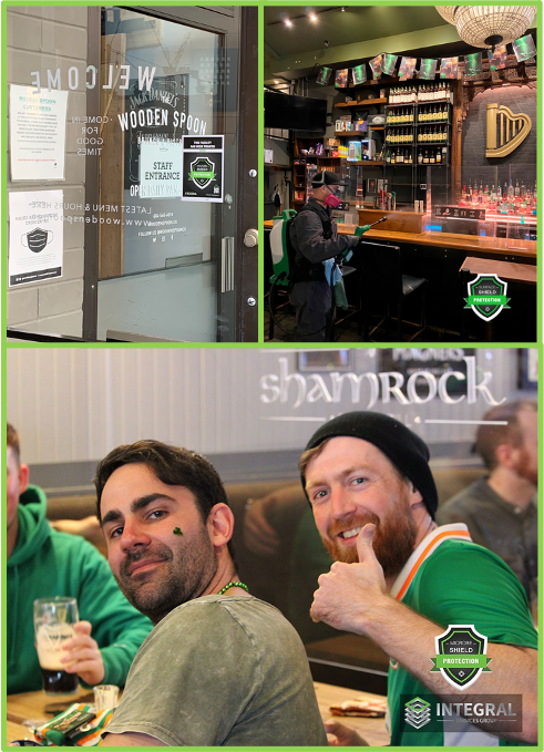 Recently Shamrock Bar &amp; Grill, Donnellans Irish Pub and the Wooden Spoon all adopted the #ISP Program and by doing so are bringing a #newlevelofclean to their premises, letting their customers know that their safety is a top priority. #BCreopening #lookfortheshield