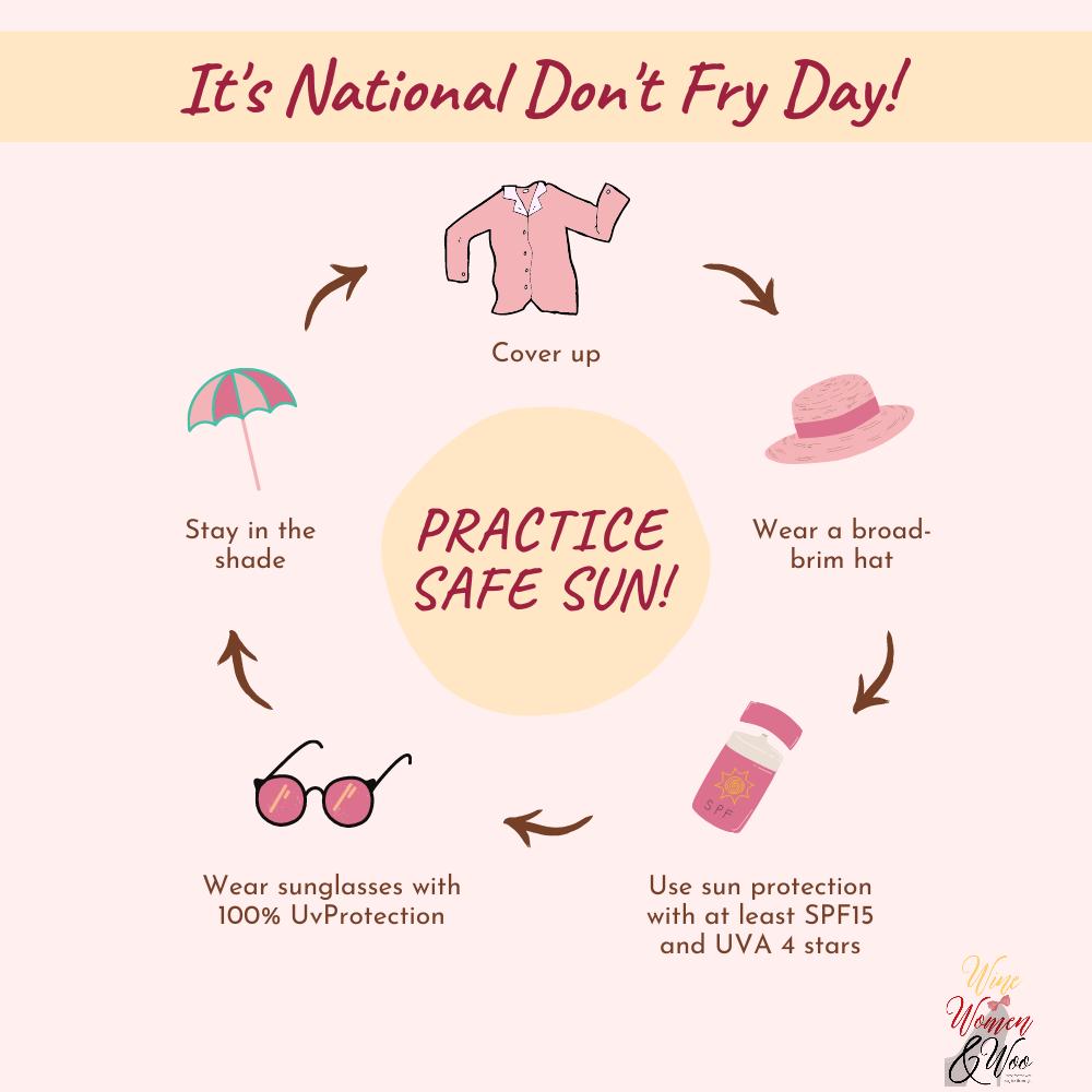 ErikaWThomas's tweet photo. It’s National Don’t Fry Day—a reminder to not get sunburned this weekend, this summer, and beyond! #dontfryday #saynotosunburn https://t.co/SfkGpkewks