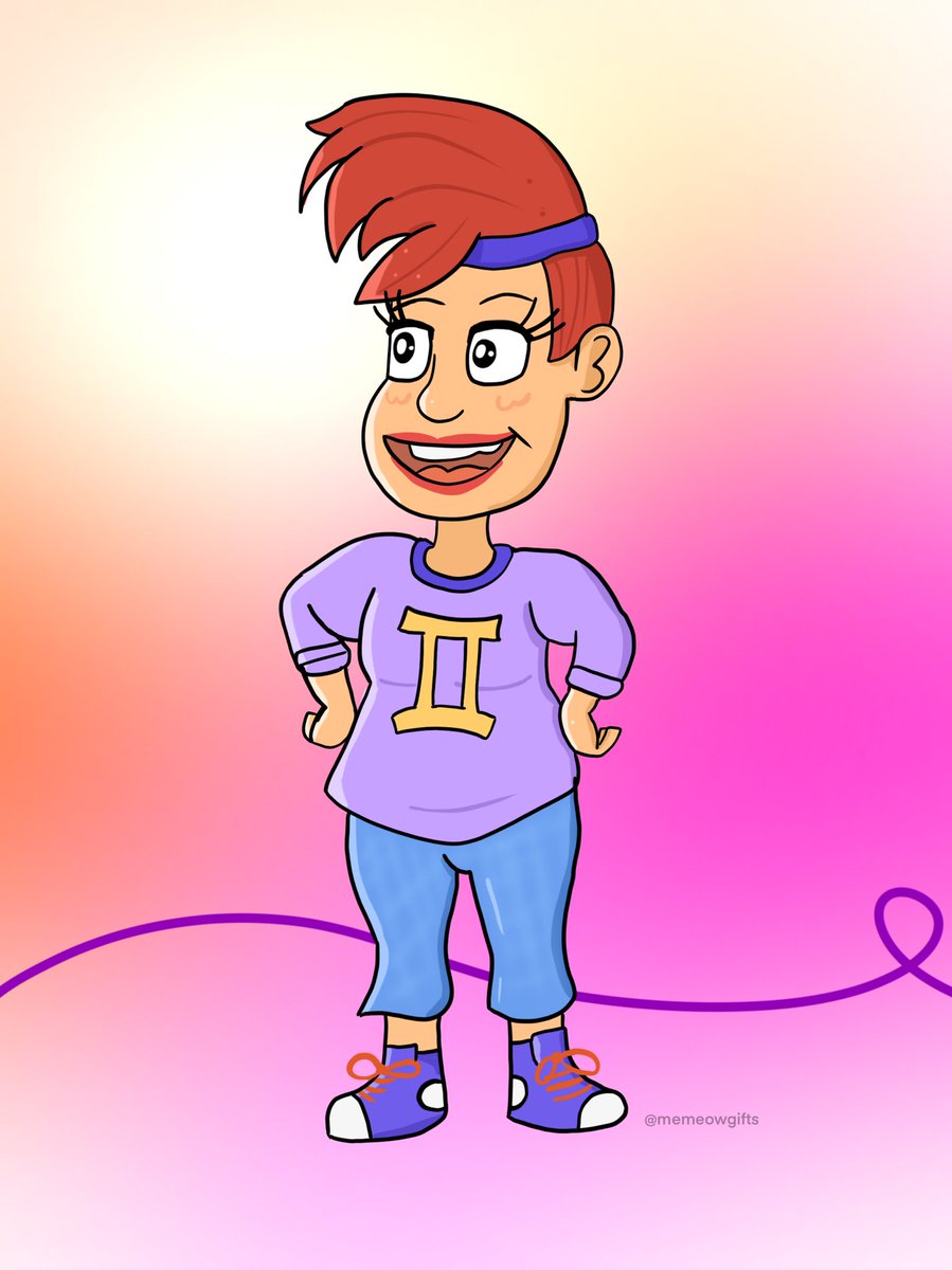 MemeowGifts's tweet photo. Congrats Betty! 🥳 🏳️‍🌈 #rugrats #Rugrats2021  #reboot #fanart #procreate #illustration #artwork #illo #drawing #digitalart #artist #lgbtq https://t.co/feJWkbB4mI