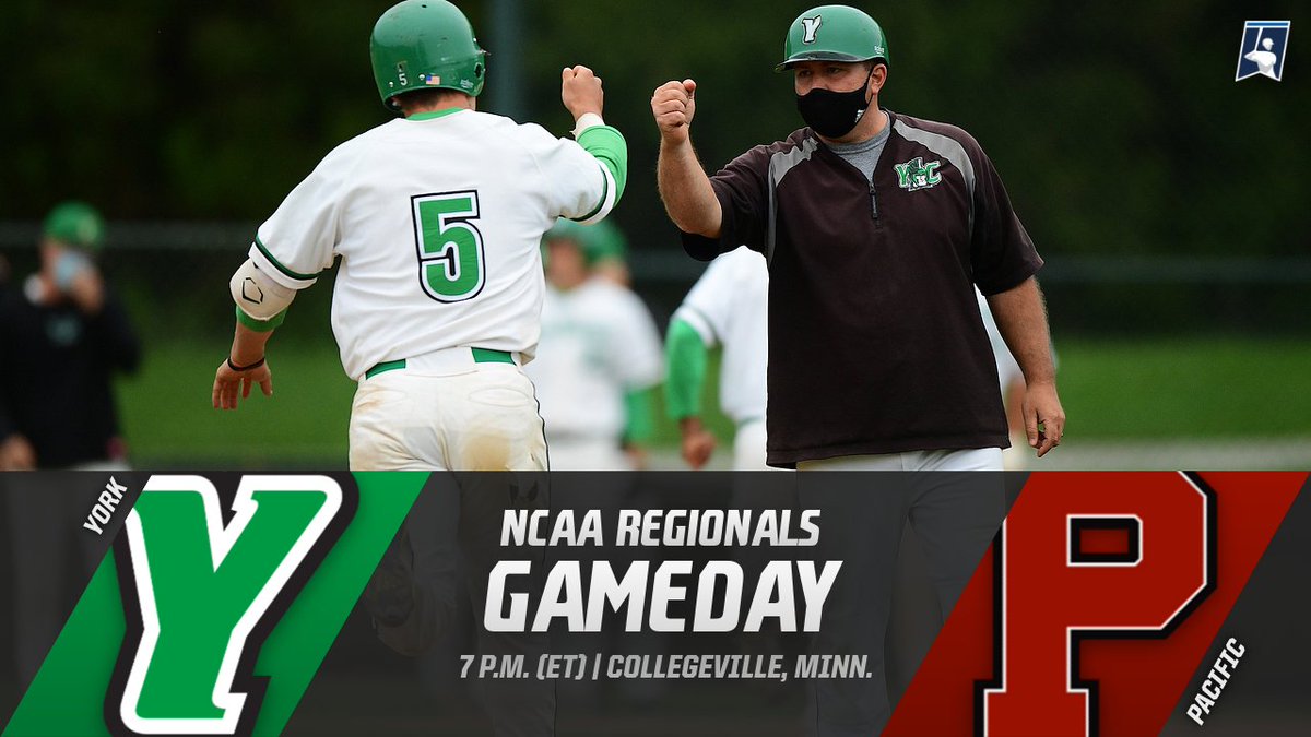 YCPathletics's tweet photo. Follow @YCPBaseball tonight as they make their first NCAA postseason appearance since 2010 #LetsGoYork
Watch/Live stats - https://t.co/kp1byIt5Hf https://t.co/ZENlyWZhAq