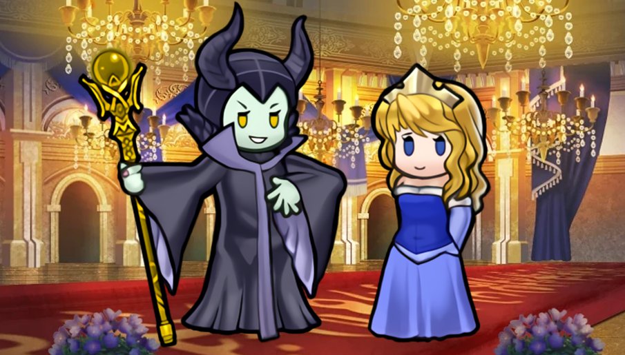 FehGodly's tweet photo. I made #Maleficent and princess #Aurora for an art trade with @nobugard !
Now I can get a DMCA by Nintendo AND Disney at the same time XD
#FEHEdit #FEH https://t.co/kVzxF5Wv5c