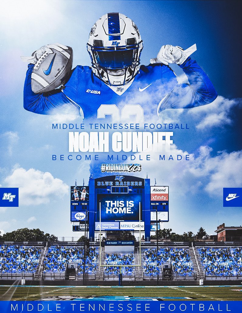 Riding on 22’s <a href="/MT_FB/">Middle Tennessee Football</a> #GoRaiders ⚔️🚀