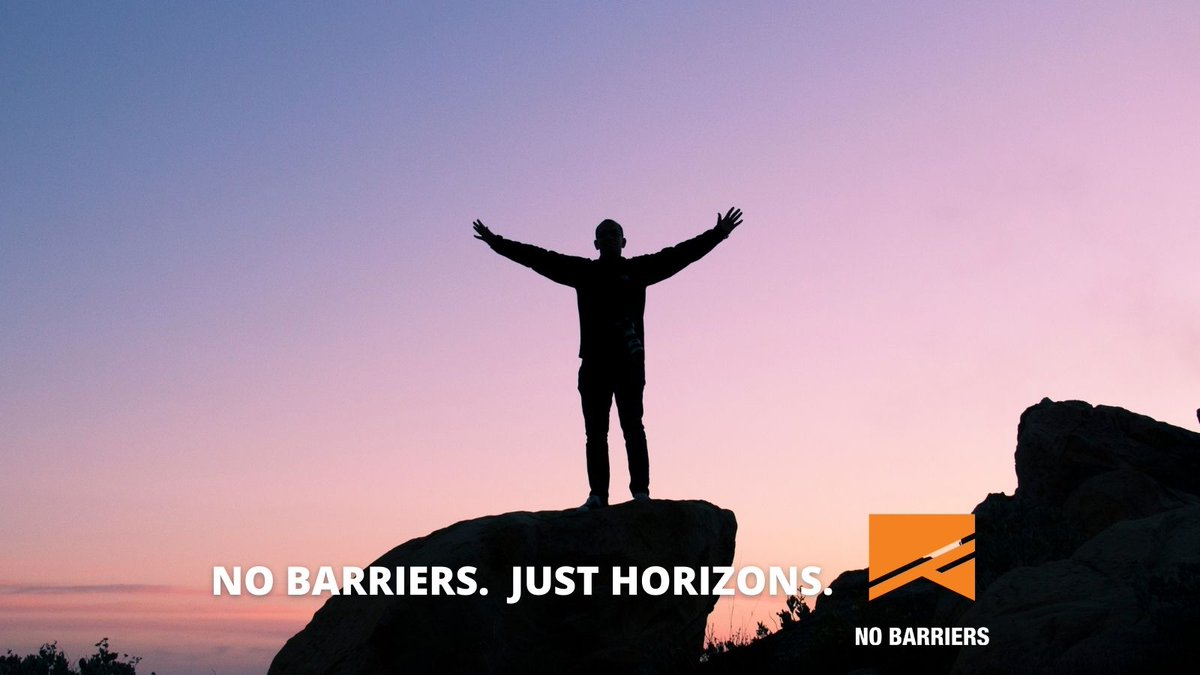 NoBarriersUSA's tweet photo. Despite the barriersβboth big and smallβthat each of us face, we can learn how to push past them, reconnect with our purpose, and unleash the best in ourselves and others. #NoBarriersUSA #LifeElements https://t.co/7VVWSODvsJ