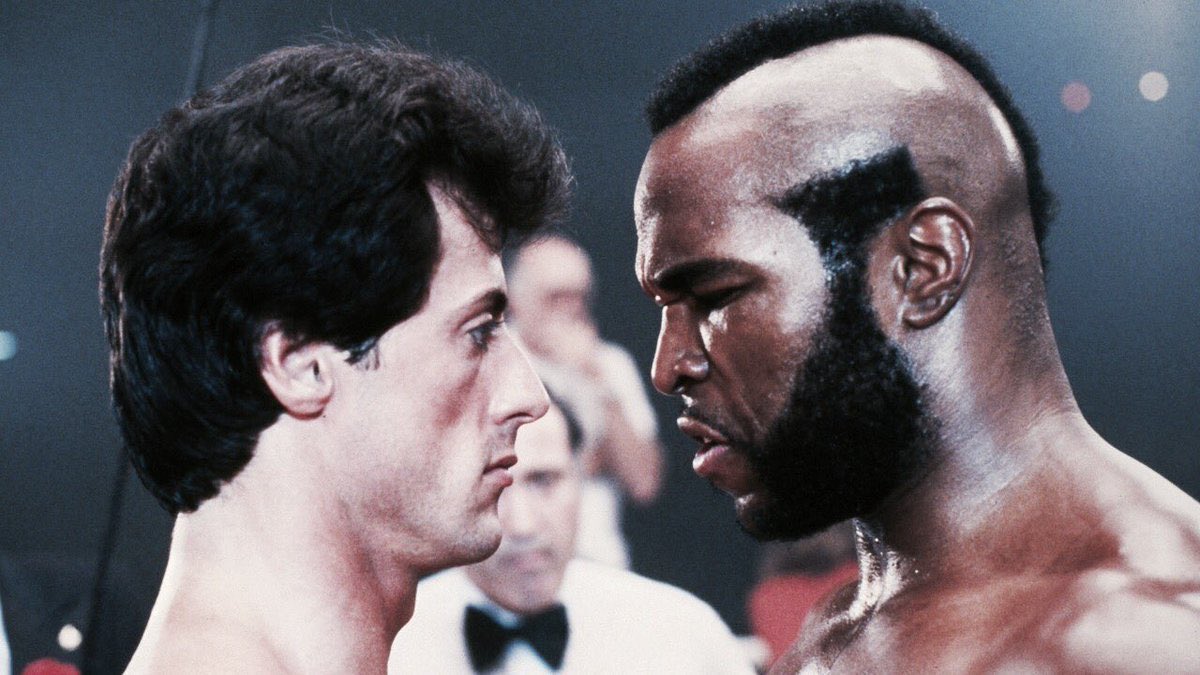 retrochenta's tweet photo. Hoy hace 39 años que se estrenó en EEUU "Rocky III". Su rival en esta ocasión sería alguien muy querido por nuestra generación. https://t.co/nkjAskdxTI