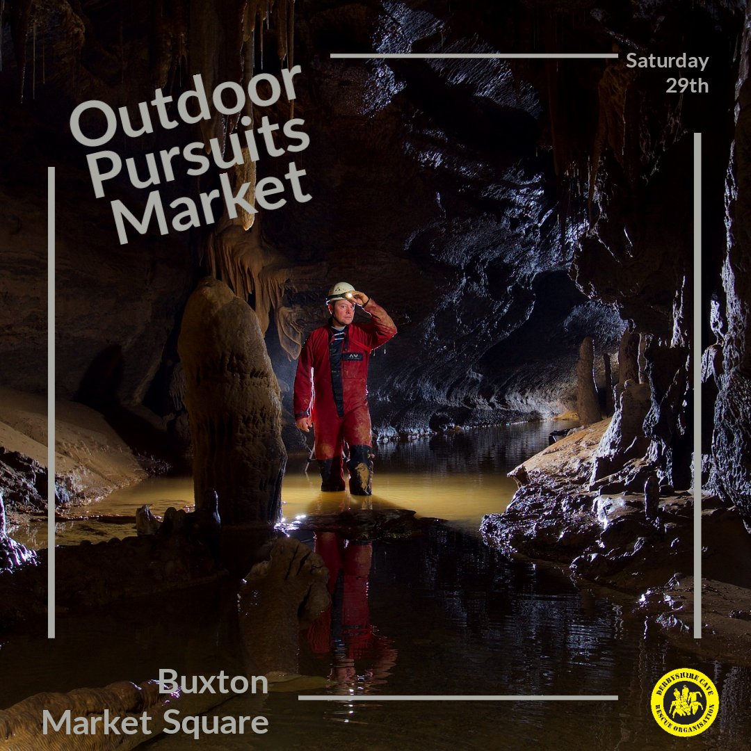 Derbyshire_CRO's tweet image. We will be attending the Outdoor Pursuits fringe Market in Buxton tomorrow.

On display will be various pieces of specialist equipment as well as our volunteers on hand to answer any questions you may have about cave rescue or caving in general. 

Come say Hi 👋