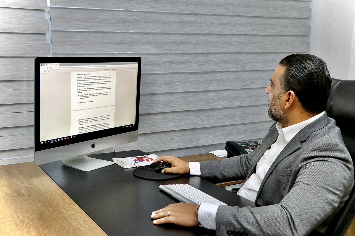 AlbertoTejeda_'s tweet photo. Cumpliendo con mi deber de aprobar los reglamentos emanados del lX Congreso Ordinario José Joaquín Bido Medina, en la plataforma #PLDDigital https://t.co/cLBsduxXye