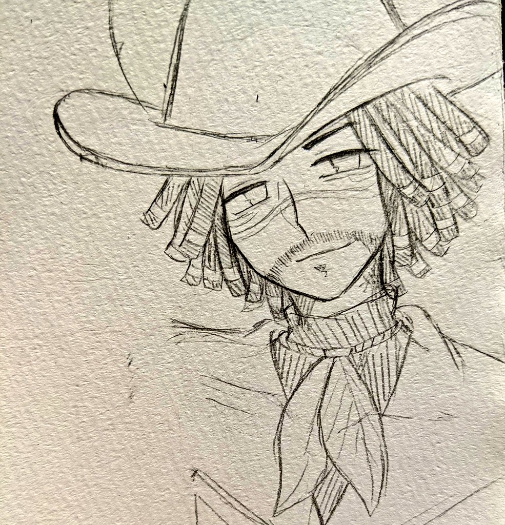 ラフに書き込んでるだけなんだけど…なかなか…イケメンでは…?(夜あるある) 