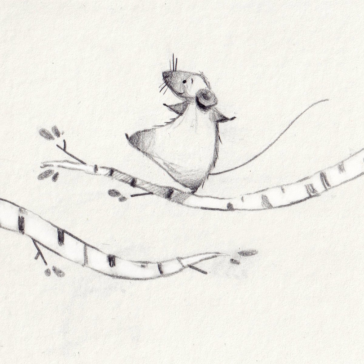 I want to wish you a very hoppy weekend with this new sketch! 🤍 PS: I updated my #picturebook portfolio this week. You can see it here: nadyart.me • #kidlitart #kidlit #picturebookillustrator