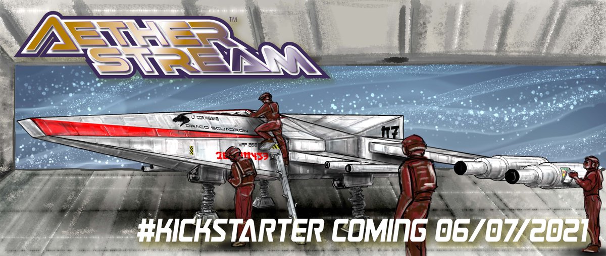 fasagames's tweet photo. #fasagames is gearing up for our first #Aetherstream #kickstarter on June 7th

We have strong-armed Ross into agreeing to a special preview/reveal party on Discord. Todd, Dan, Don, and Ross will be there to answer questions. More information coming.
You don't want to miss out! https://t.co/38zp9OhMwa