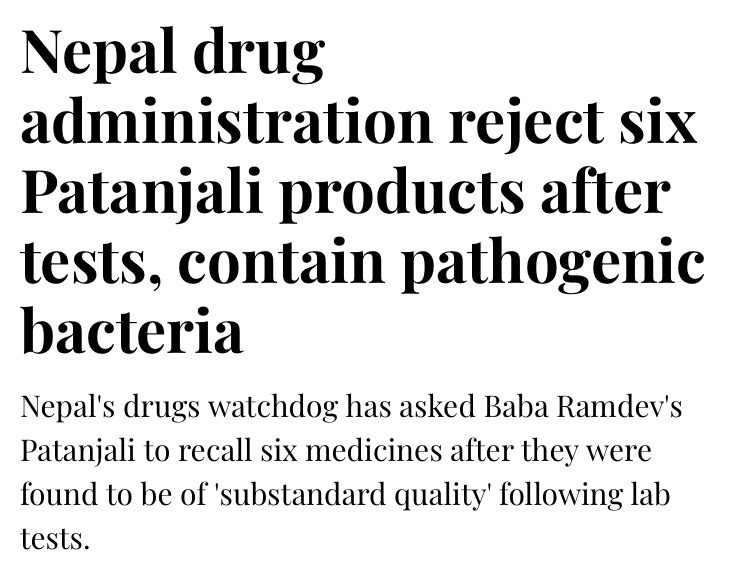 murrazog's tweet photo. #SayNoToPatanjali 

#Ramdev is successful because he preys on the insecurities &amp; ignorance of consumers ("you will fall ill if you continue consuming products made by existing companies" or "their products are harmful while mine are not") https://t.co/VESdYH6Em3