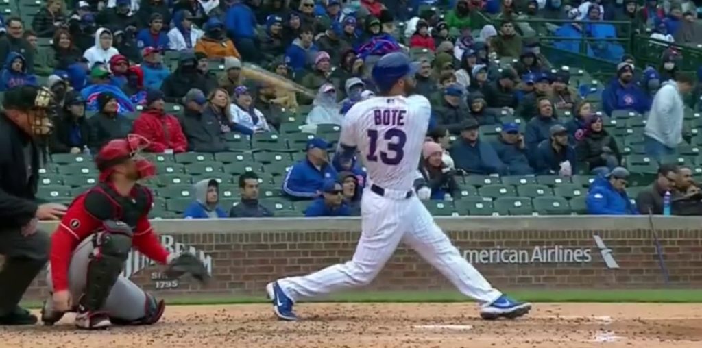 Bleacher Nation Cubs on Twitter "Bote Bops the Baseball Into the