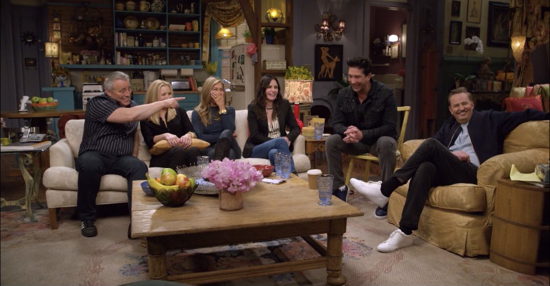 helloimstressed's tweet photo. This was my best 1 hour and 42 minutes of this year #FriendsReunion https://t.co/sEtc0PJEaj