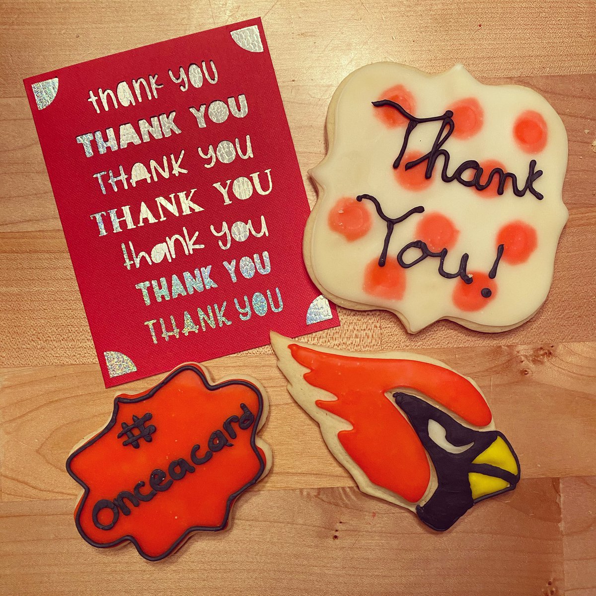 Thanks to <a href="/HancockMayfield/">Jennifer Hancock</a> &amp; Brandon for these yummy Mentor themed cookies for a nice end of the year treat! They look too good to eat but don’t worry we are still eating them! 😋 #onceacard