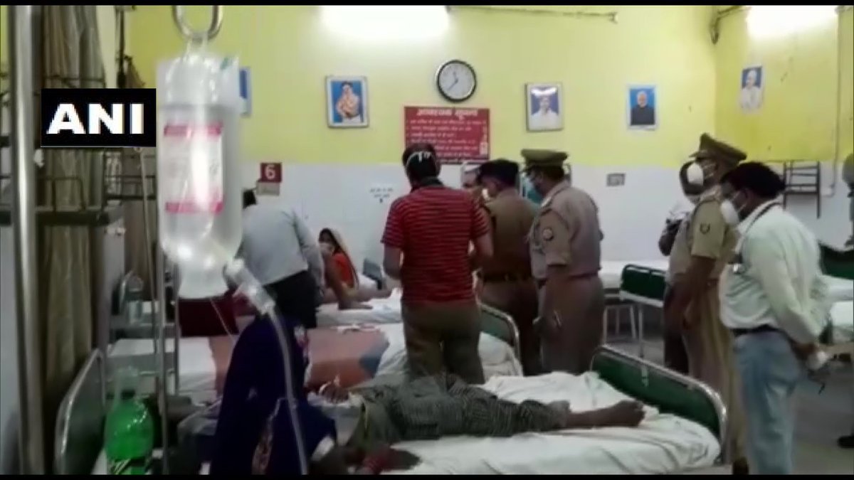 ANINewsUP's tweet image. Sitapur: Four people died and three others injured due to electrocution during a marriage ceremony at a village in Kamalapur area last night.  

&quot;Due to strong winds, a pole of the pandal touched a high voltage line running above it, resulting in the incident,&quot; the groom said.