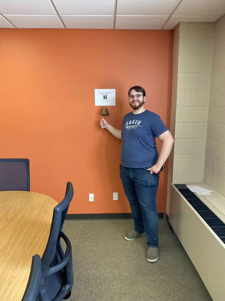 StudentLifeBU's tweet image. May 2021 graduate Zac DeGreeff has accepted a position teaching World History and advocating for at-risk students at Washburn Rural HS in Topeka!