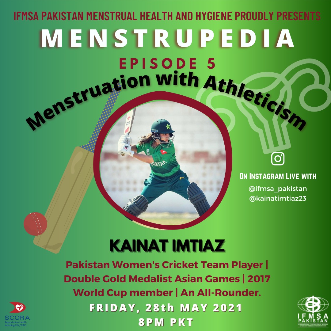ifmsarmu's tweet photo. MENSTRUPEDIA: An IFMSA-Pakistan National MHAH Activity
Registration link: https://t.co/nOLjZfMFP1

Join us on Instagram Live at 8PM on 29th of May 2021.

#endthestigma #MENSTRUPEDIA #MHAH https://t.co/VSZ7hcOD2g