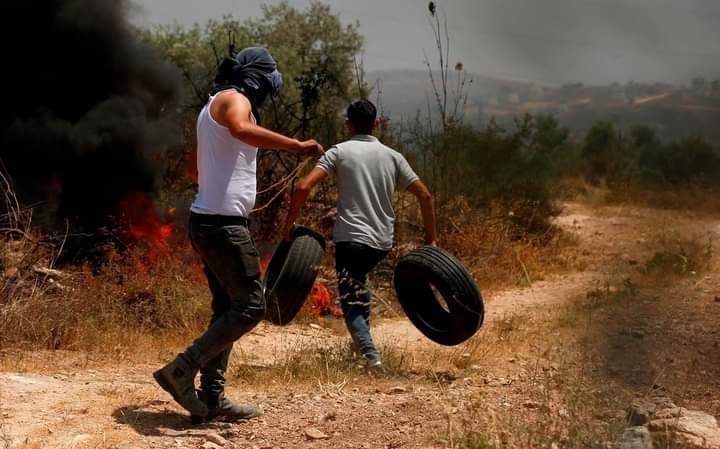 stopthewall's tweet photo. Zakariya Hamayel, a protester killed today by the #Israeli occupation while protesting against the creation of a settler outpost on land belonging to his village, Beita, Nablus. Last year, Palestinians removed another settler outpost founded on the same site of the new one. https://t.co/DWtXYLNI7c