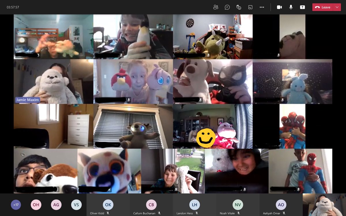 missmaxim2's tweet photo. We are having way too much fun with our stuffies today! Did anyone else have a dance party with their favourite stuffed animals? We highly recommend it! https://t.co/lybwUmeRRF