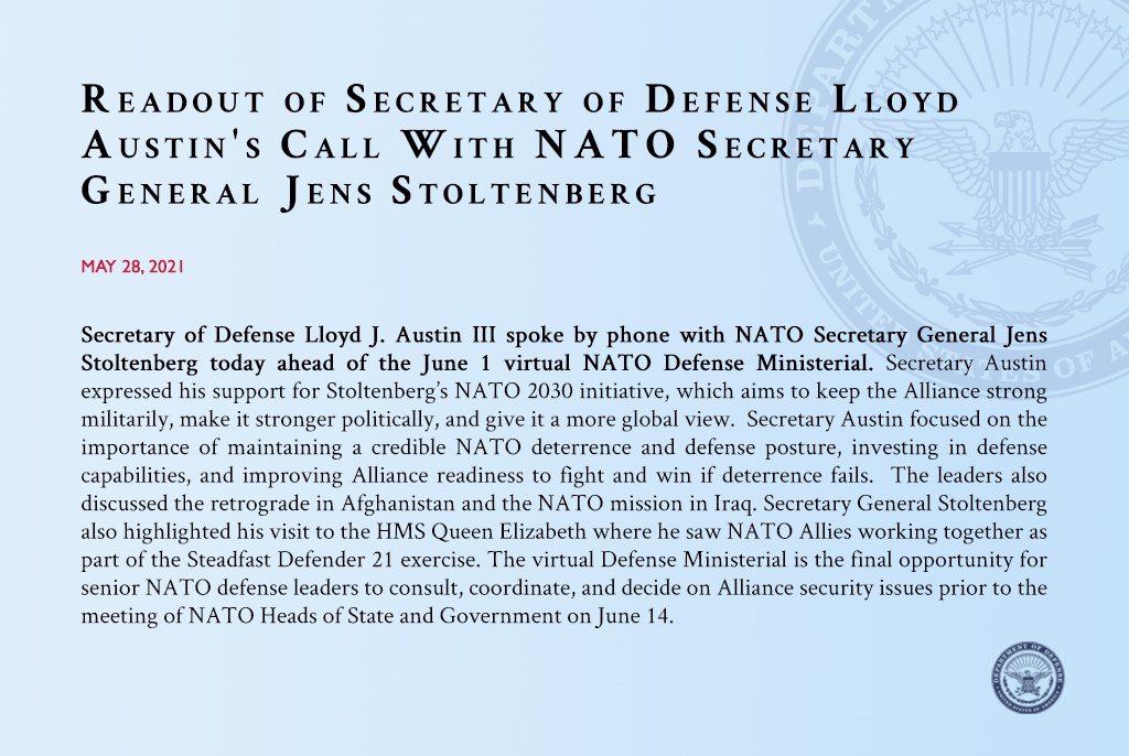 Archive: Lloyd J. Austin III tweet media