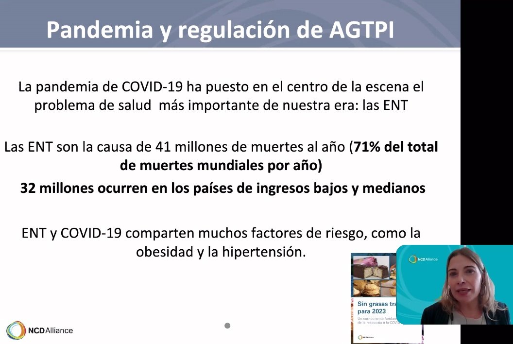 Amara_martz's tweet photo. ‼️Las enfermedades no transmisibles son la causa de 41millones de muertes al año
Las ENT y el COVID-19 comparten factores de riesgo como obesidad e hipertensión 
💻 Políticas públicas para la eliminación de las grasas trans de producción industrial en México https://t.co/vMjEEVj7as