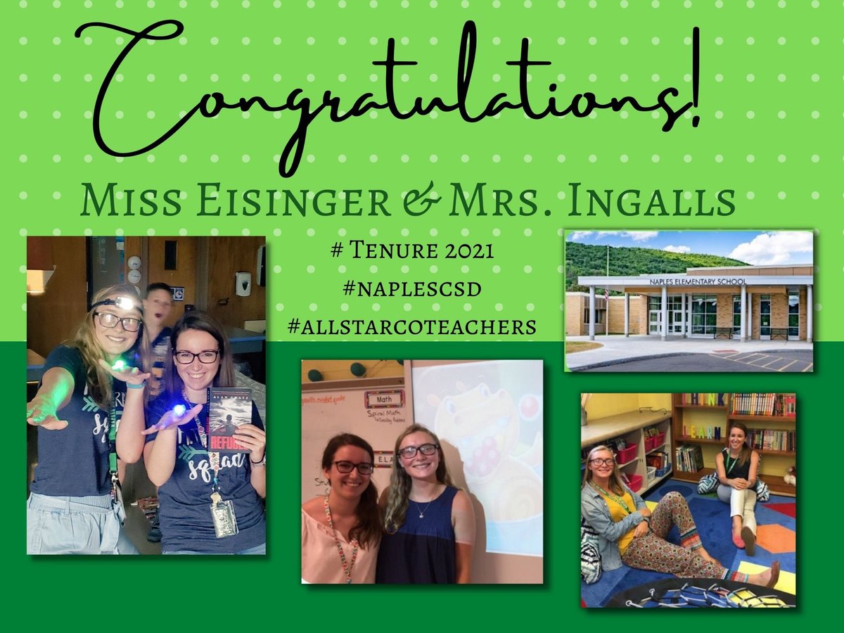 Congratulations to this dream team on receiving tenure!! Thank you for all you do for NCS!!!❤️#tenure2021 #naplescsd <a href="/NaplesCSD/">Naples CSD</a>