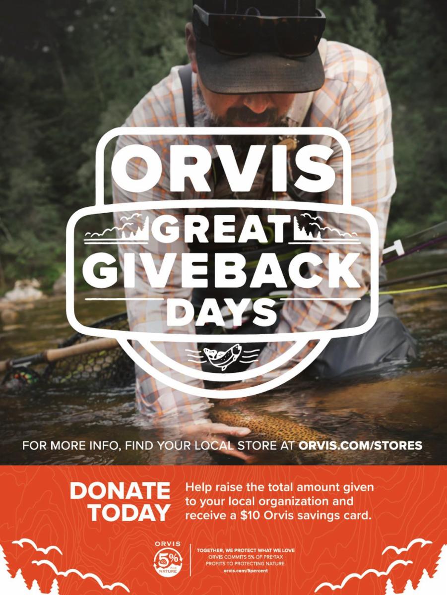 Take_Me_Fishing's tweet photo. We’ve partnered with the Dallas @Orvis location for #GivebackDays. When shopping in-store this May, you’ll be able to make a donation to the George H. W. Bush #VamosAPescar Educational Fund. And bonus: you’ll also receive a $10 off coupon! Learn more: https://t.co/w44XBWLUPp https://t.co/7gKX0cqI9R