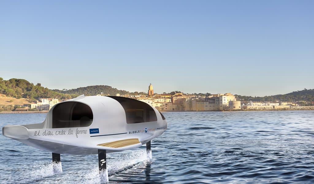 Alain_Thebault's tweet photo. #Club55 #Ramatuelle🌴#SaintTropez 😎 Cruising speed 35kts 🚀 Hydrogen powered 🌍 Bubblefly https://t.co/jRwUacQw0P https://t.co/wI3Oipnjrf