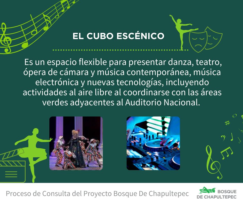 PorChapultepec's tweet photo. El Proyecto Bosque de Chapultepec: Naturaleza y Cultura 🦗🌳 junto con el Cubo Escénico busca activar procesos de inclusión, conectividad entre recintos, intercambio social y de movilidad física.
Conoce más sobre el proyecto:  https://t.co/fmWCatIT8s https://t.co/AjFoZEsIS5