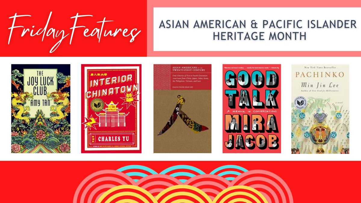 Today is our final #FridayFeatures focusing on #AAPIHeritageMonth! You can learn more about these and ALL of the titles featured this month here: library.fandm.edu/fridayfeatures