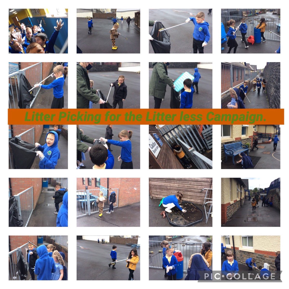 ParkPrimary_'s tweet photo. Year 1/2 have been on a litter hunt around the school and recorded their results! #LitterLessTogether #Litterlesscampaign @JulieEcoKWT @ParkMrsUsher @EcoSchoolsWales @CaerphillyKWT @Keep_Wales_Tidy https://t.co/ndfhWj8xHE