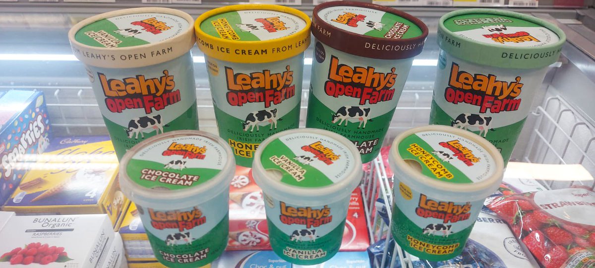 NEW LOCAL SUPPLIER ‼️

Leahy's Open Farm homemade ice-cream from Dungourney, Co Cork 🍦 😋

#SupportLocal #GarveysSuperValu #Cobh