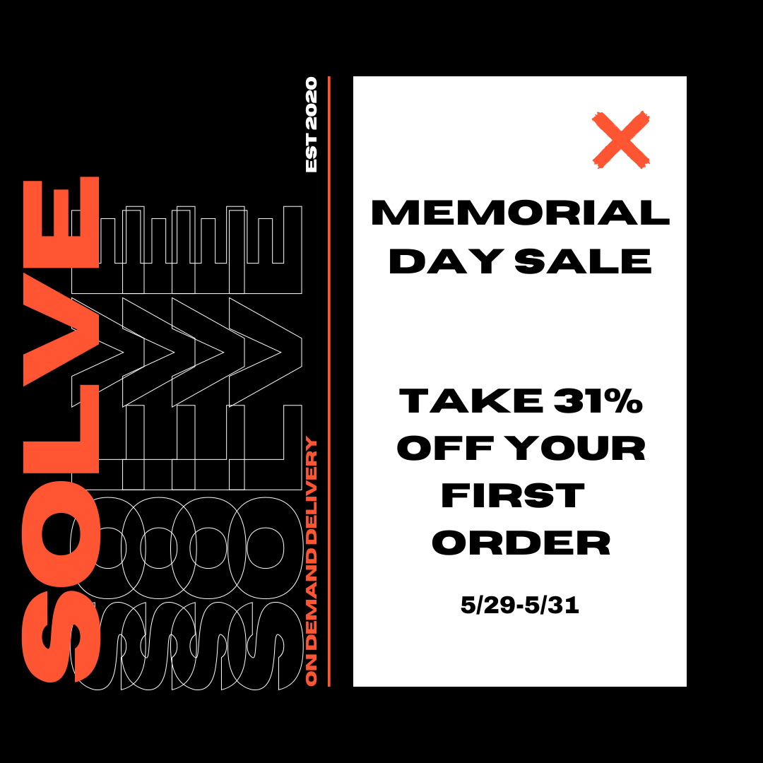 SolveXR's tweet photo. Get ready Dallas FW Area, Solve is launching this weekend. Take 31% off your first order! #OnDemand https://t.co/BHFFPMJtSo