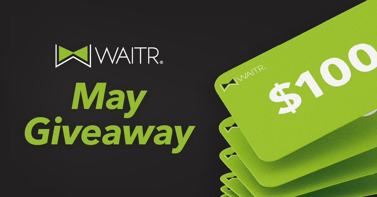 orderitasap's tweet photo. Oh yeah, it's #Giveaway time. Enter to win $100 in Waitr credit by:
*Placing orders using the free delivery code MAYGIVEAWAY for 5 entries on each order.
*Liking this post for 1 entry.
*Tagging a friend for 1 entry.
*RTing for 1 entry.
Contest ends 6/1. Good luck! 🎉 #WaitrOn https://t.co/9UHcFh8hJD