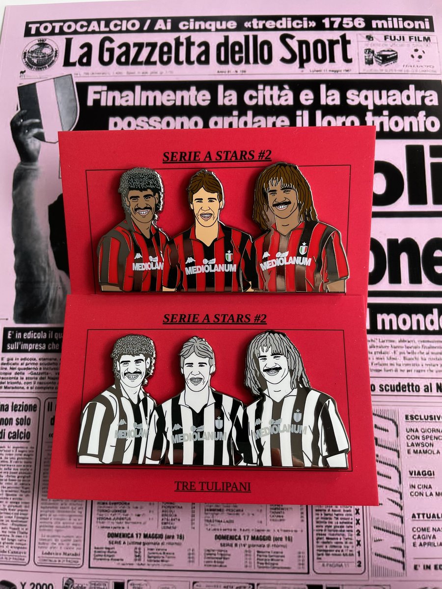 DiegoBadges's tweet photo. Serie A Stars 2 - on sale Monday at 6pm ⏰🔴⚫️

Giveaway 🥳

Authentic Italy shirt, brand new, perfect for the Euros 🇮🇹

And the pin itself 📌

To win : 
Retweet ♻️
Follow ✅
Comment your size 👕

https://t.co/jzVP2WTVK1 https://t.co/tHtvQM0vSZ