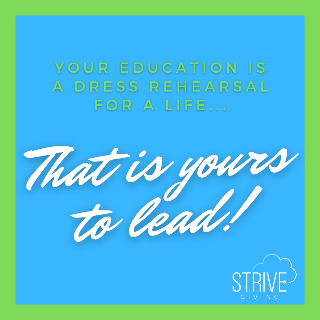 STRIVEgiving's tweet photo. This is such an exciting time with promotions and graduations going on all around us! 💜

Congratulations to everyone who is wrapping up a chapter in their lives and embracing new beginnings. 🎉 https://t.co/hWJ4vUliPE