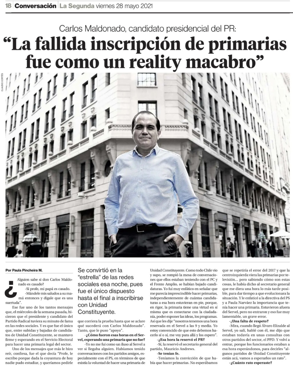 Carlos Maldonado On Twitter Gracias A La Segunda Por Esta Entrevista Que Entra En Lo Politico Y En Lo Personal Ahora A Seguir Avanzando Y Encarar Lo Que Viene Buscando Construir Con Todas