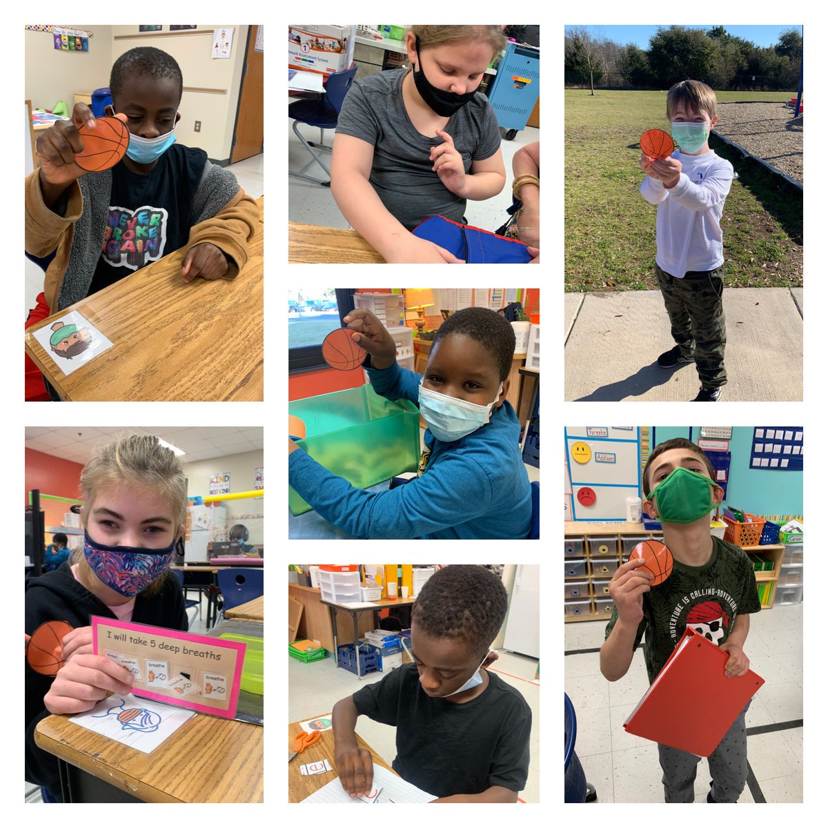 JamesIslandES's tweet photo. Our scholars in Mrs. Felton, Mrs. Vestal, and Mrs. Chatelain class did a great job displaying SOARing behavior and collecting basketballs during our PBIS competition #flashbackfriday #marchmadness #weareone #JIES #beaconstothefuture https://t.co/M9WDNsDlF0