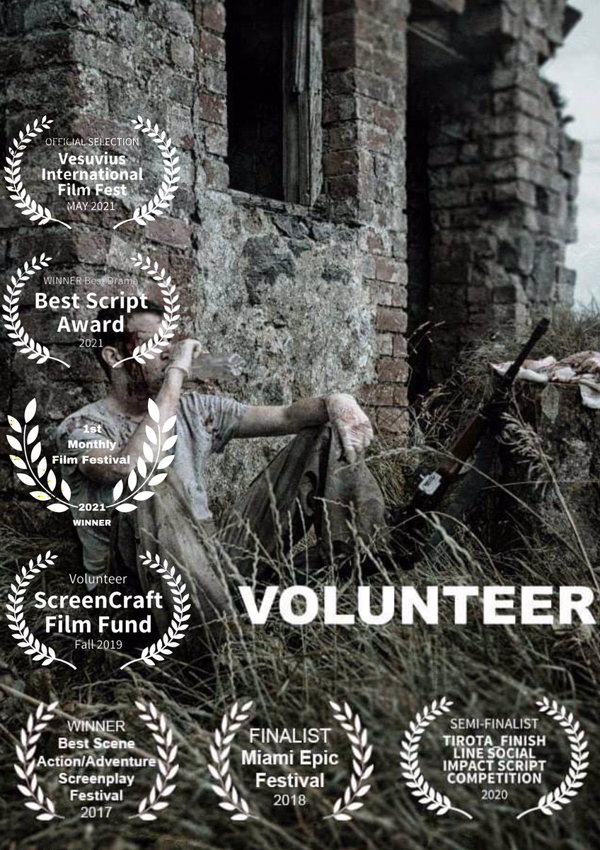 TUCCofficial's tweet photo. Shout out to the @1stMonthly for the Golden Lynx Award for ‘Volunteer’ @FilmFreeway #winner #scriptwriting #volunteer #africa #humanitarian #war #socialimpact #northernireland #ukfilm #loveyourart #bemore #supportlocal #belfast #artist #artistsoninstagram #arts #ptsd https://t.co/W6aJHZNlXZ
